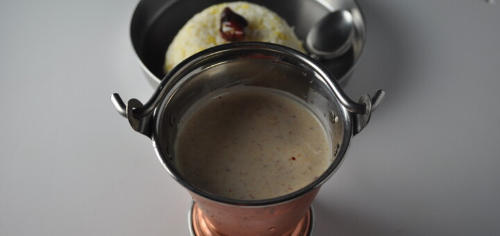 Vendaya mor (Fenugreek buttermilk)