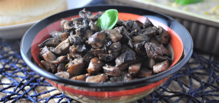 Quick and easy sauteed mushrooms