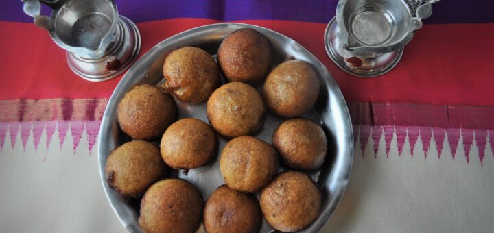 Sweet Appam (Indian style sweet donuts)