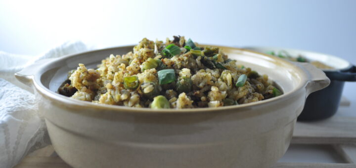 Broccoli fried rice (Indo chinese)